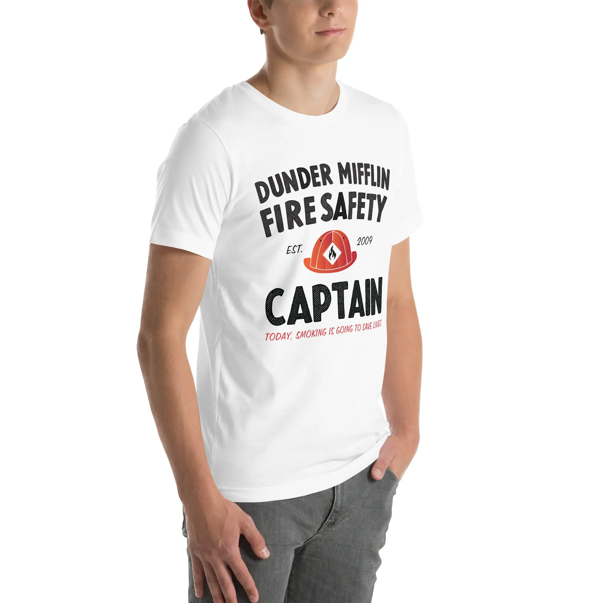 Dunder Mifflin Fire Safety Captain - Unisex T-Shirt