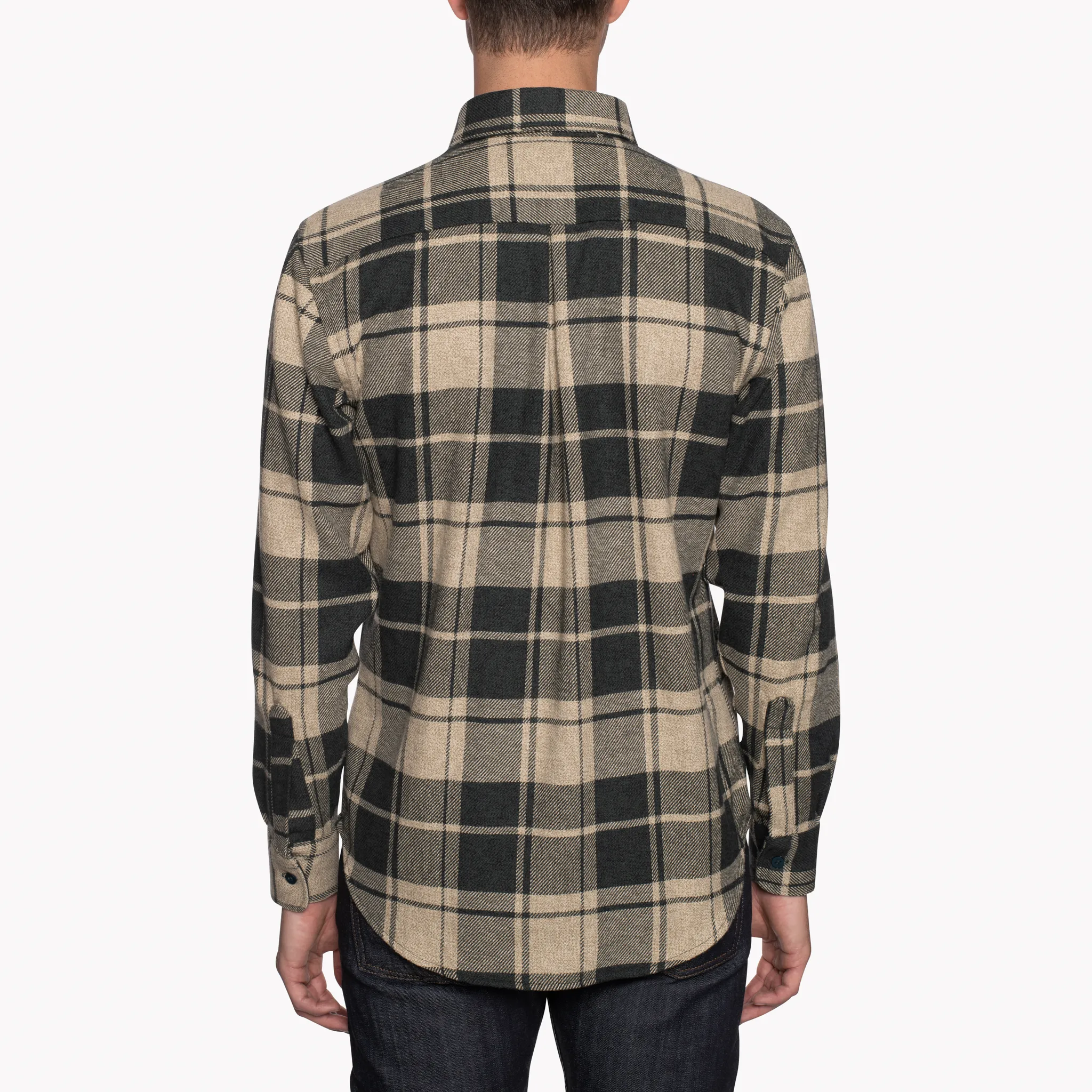 Easy Shirt - Heavy Vintage Flannel - Forest/Grey