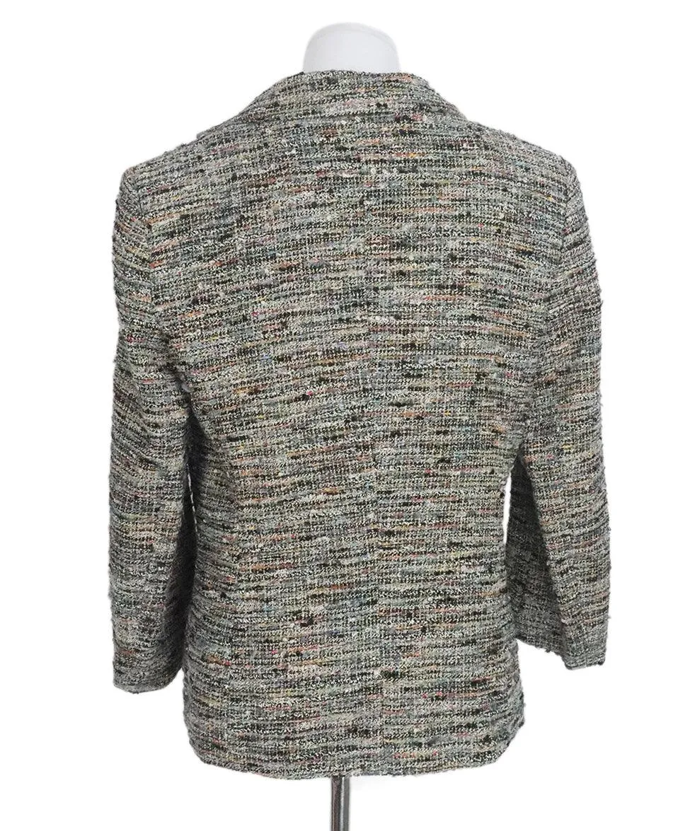 Escada Multicolor Wool Jacket sz 6