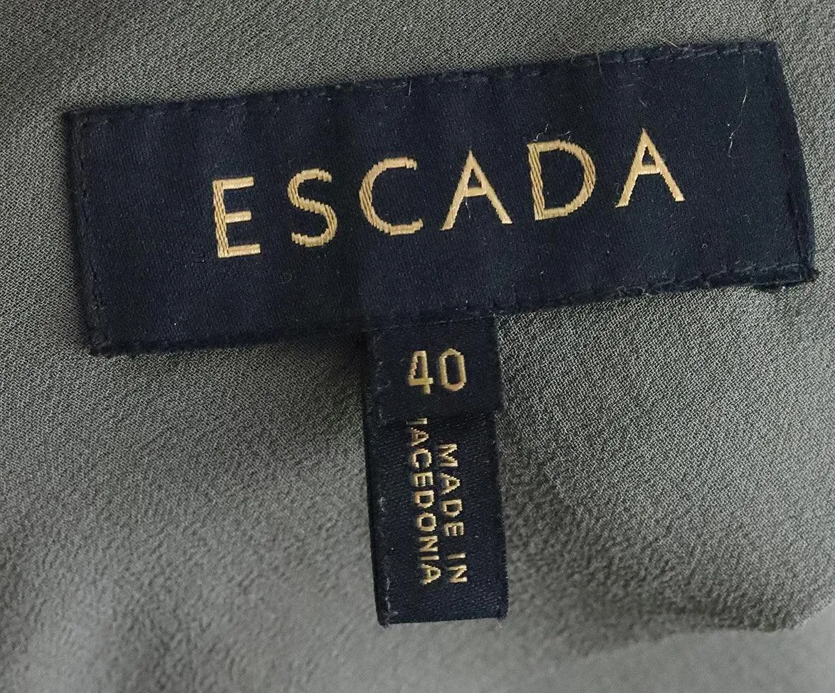 Escada Multicolor Wool Jacket sz 6