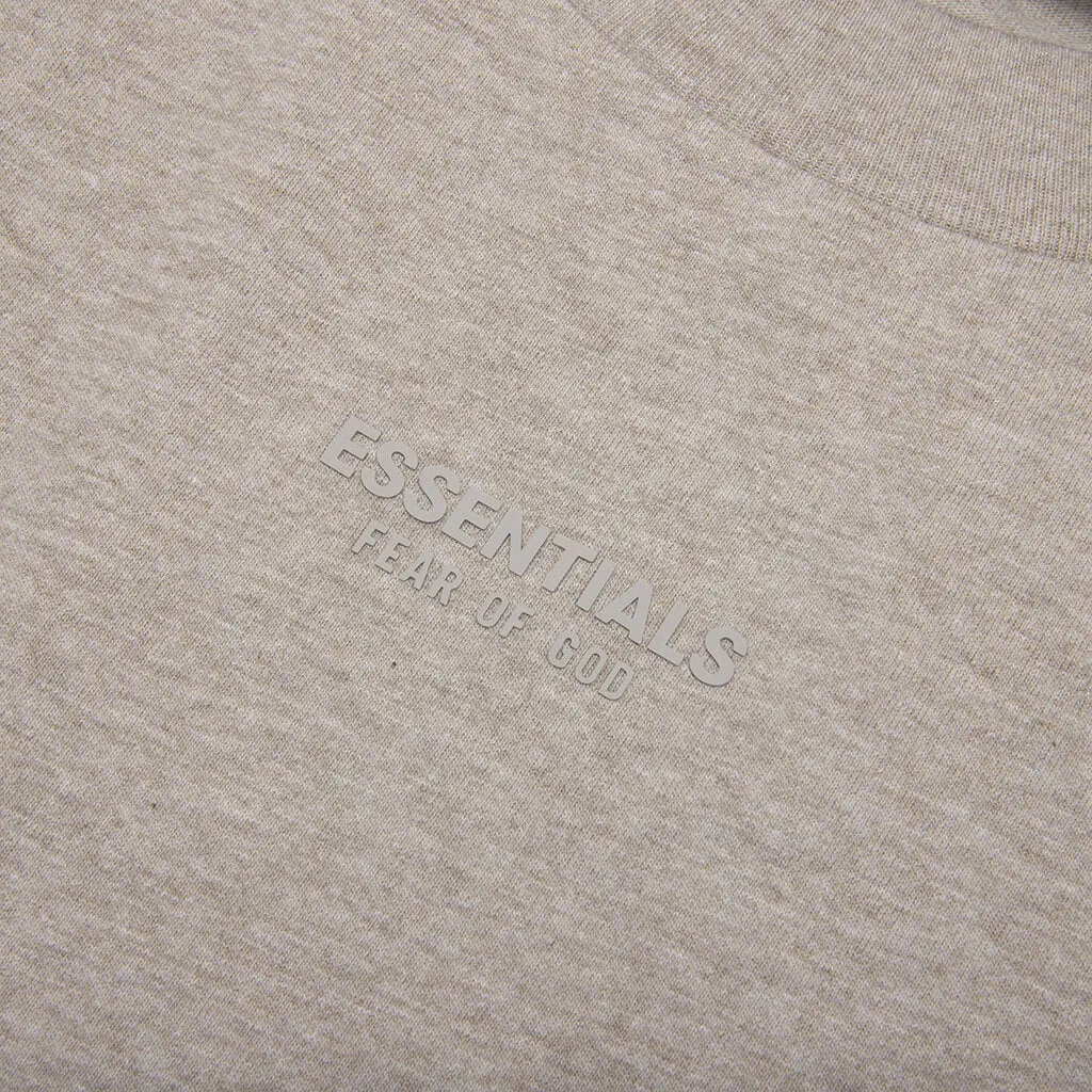 Essentials L/S Tee - Core Heather