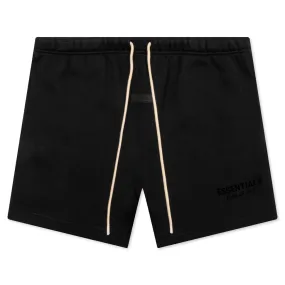 Essentials Sweatshort - Jet Black