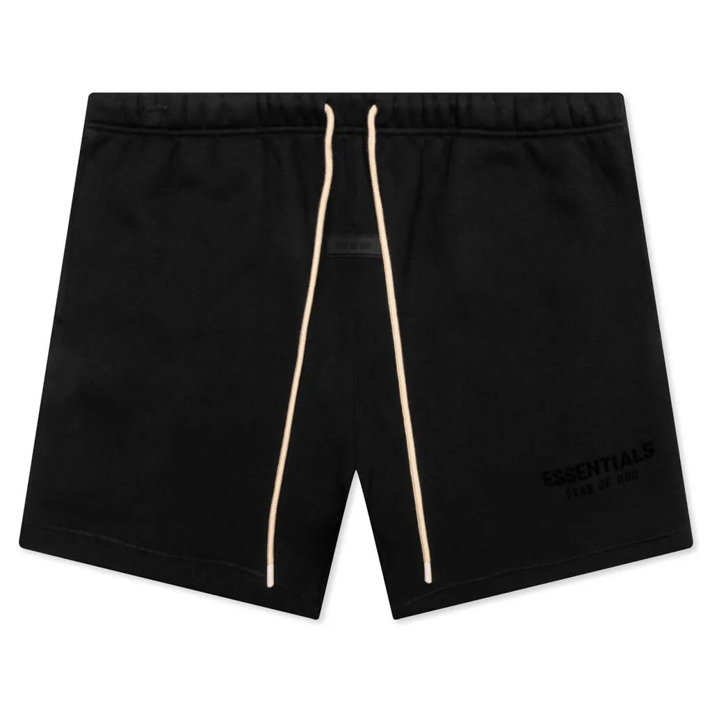 Essentials Sweatshort - Jet Black