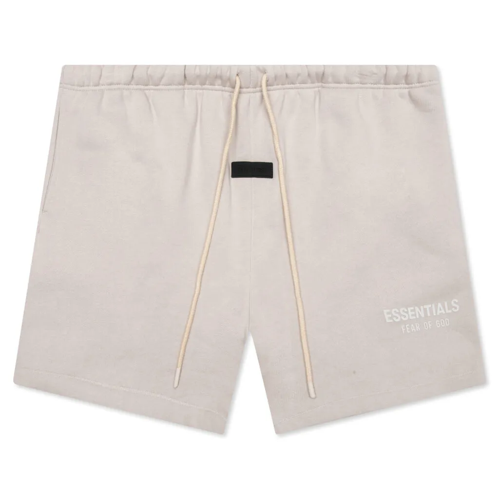 Essentials Sweatshort - Silver Cloud