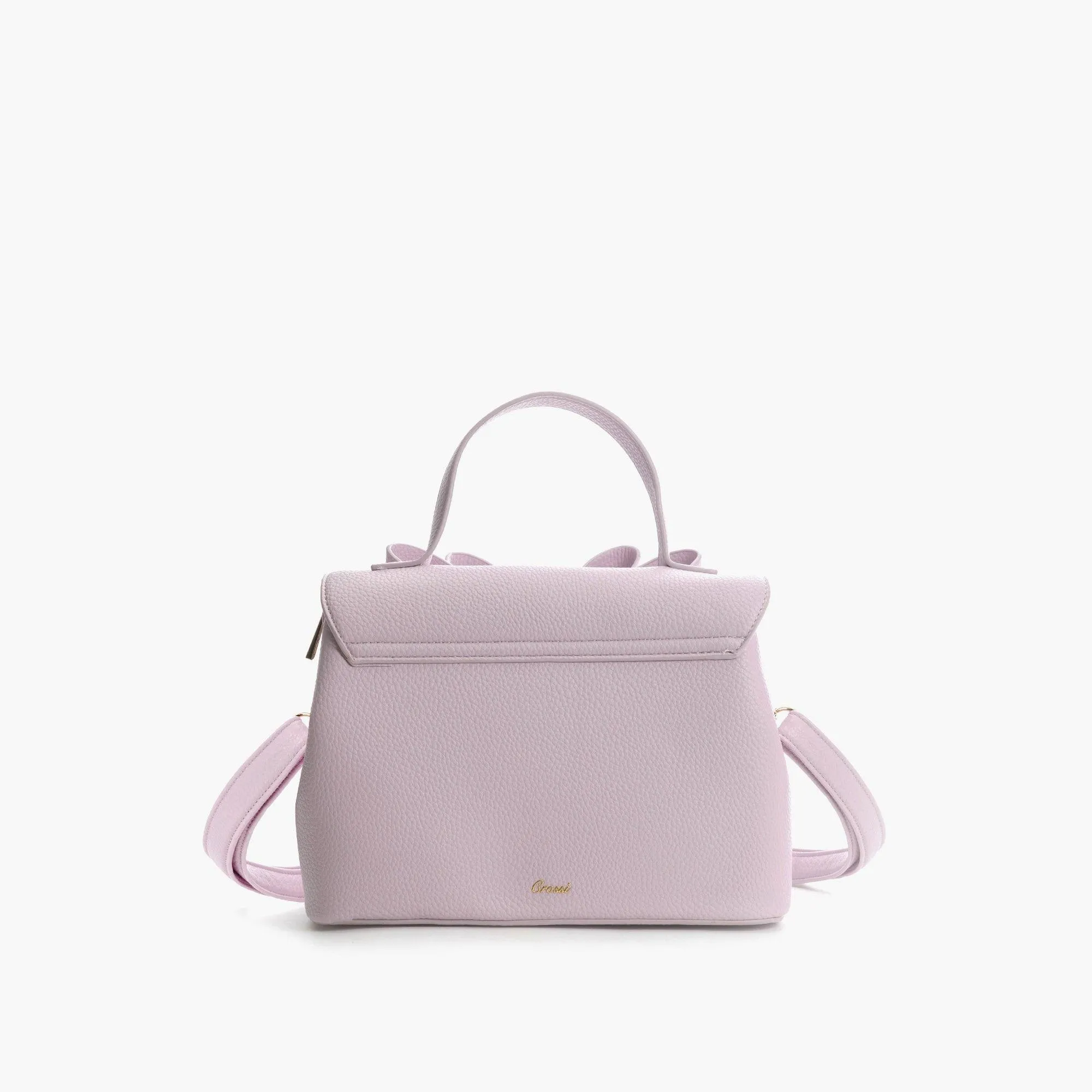 Eva Double Bow Crossbody Satchel Bag