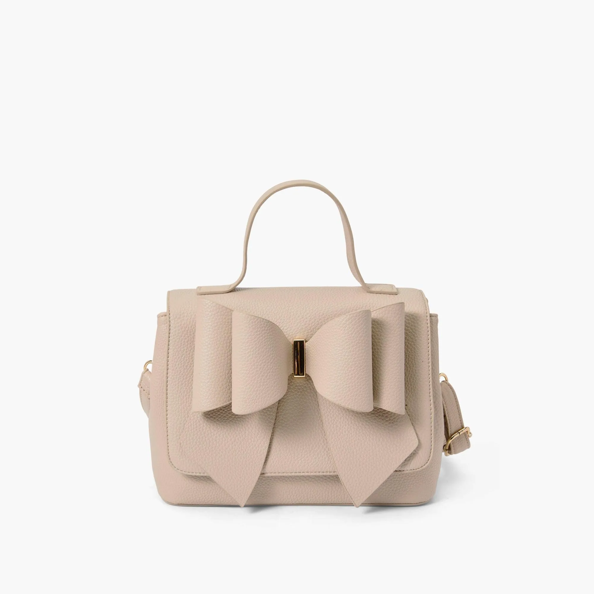 Eva Double Bow Crossbody Satchel Bag