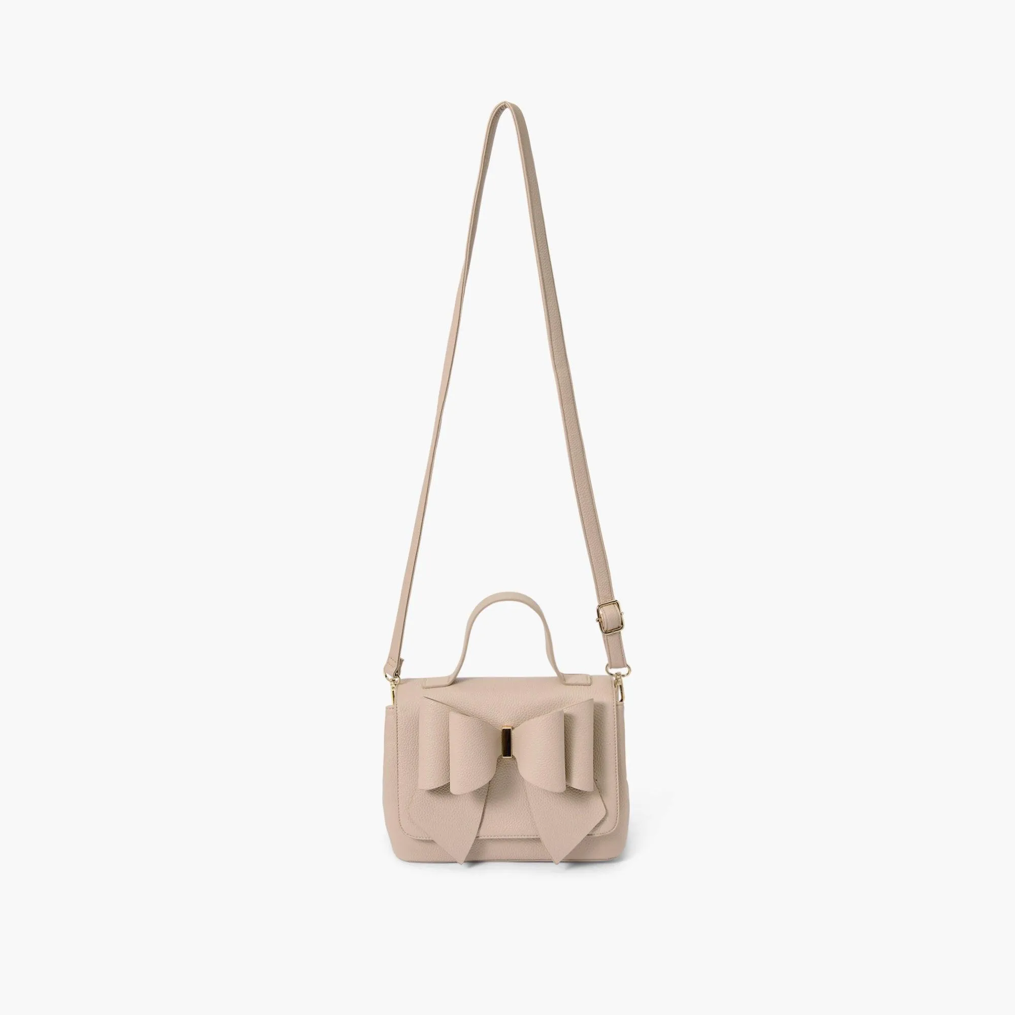 Eva Double Bow Crossbody Satchel Bag