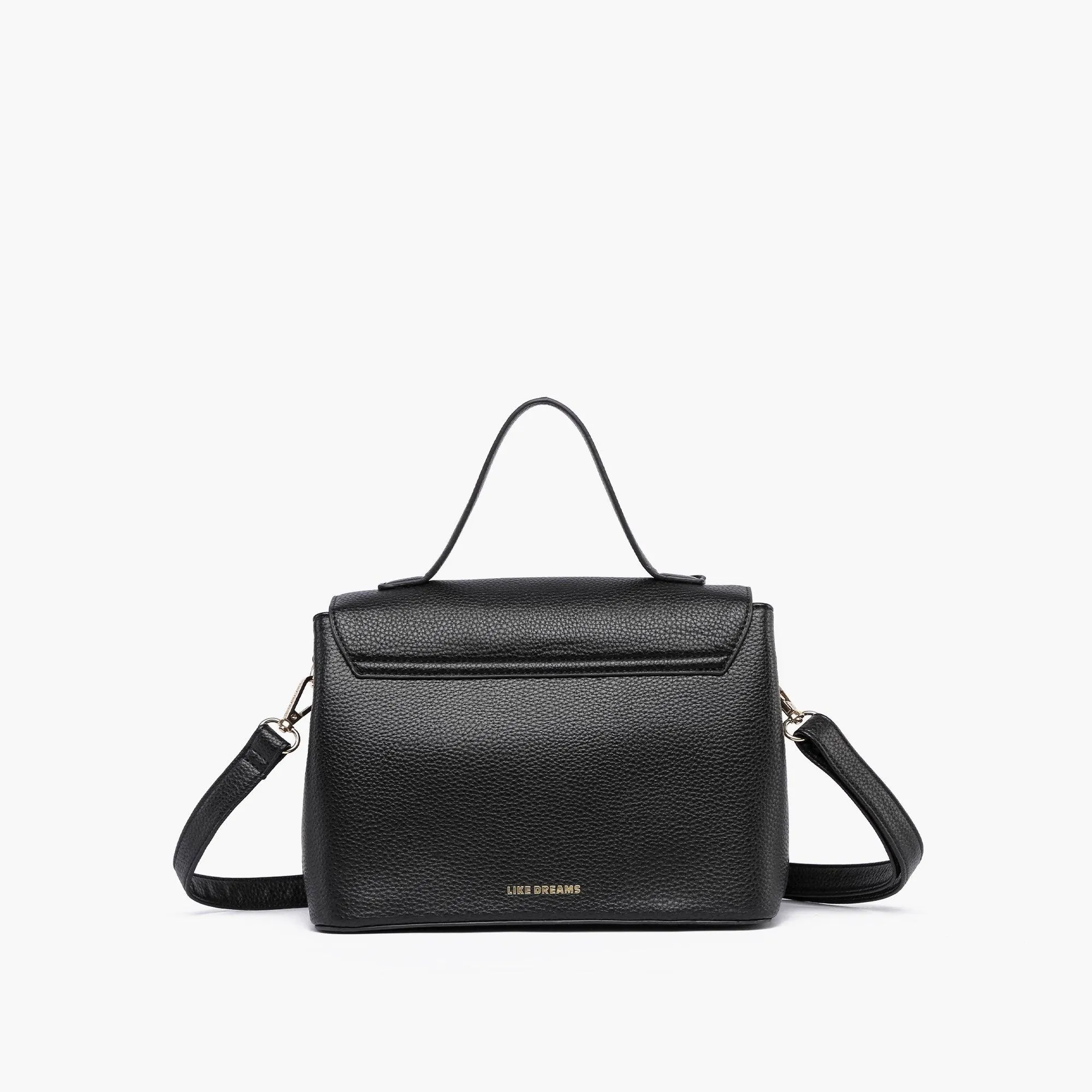 Eva Double Bow Crossbody Satchel Bag