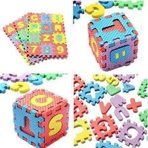 EVA Foam Alphabet Letters Numbers Floor Soft Baby Mat 3d puzzle Kids Educational toys 36 pcs