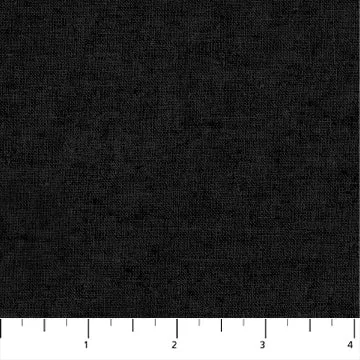 Fabric Solid Black from Tint and In The Dawn Collection, by Elise Young for FIGO Fabrics CL90450-99