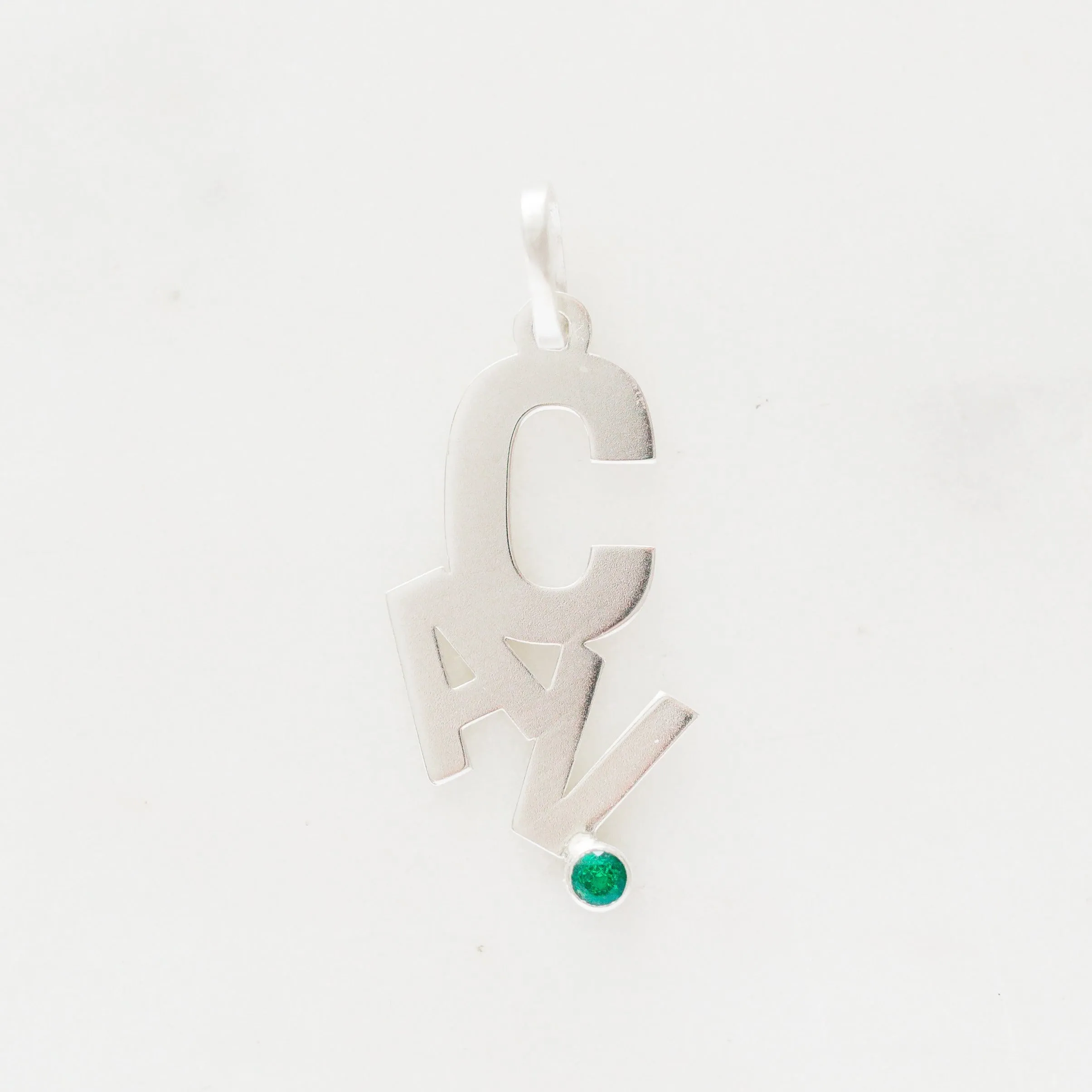 Falling Letters 3 Initial Pendant