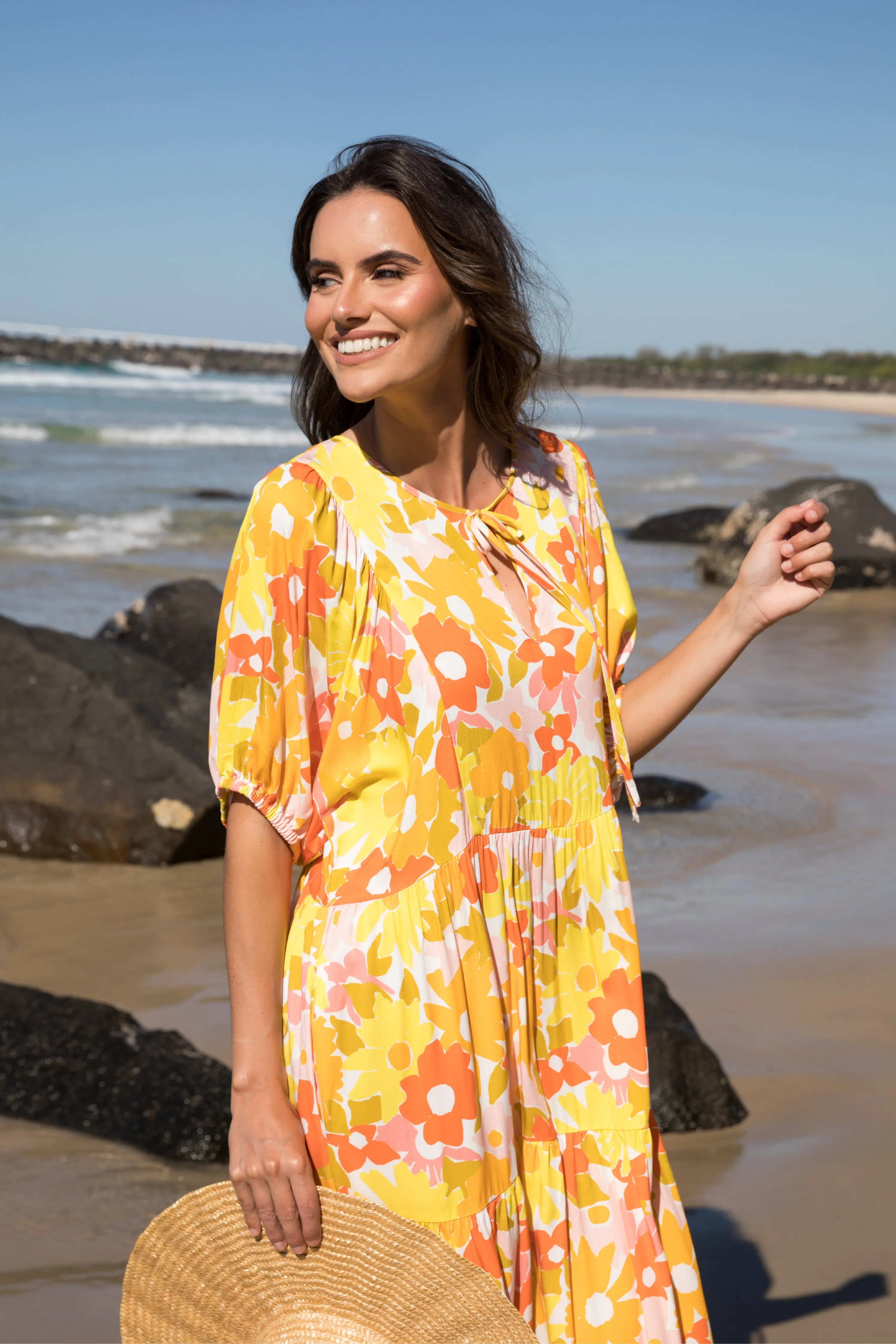 FINAL SALE Roamer Midi Dress in Meadow