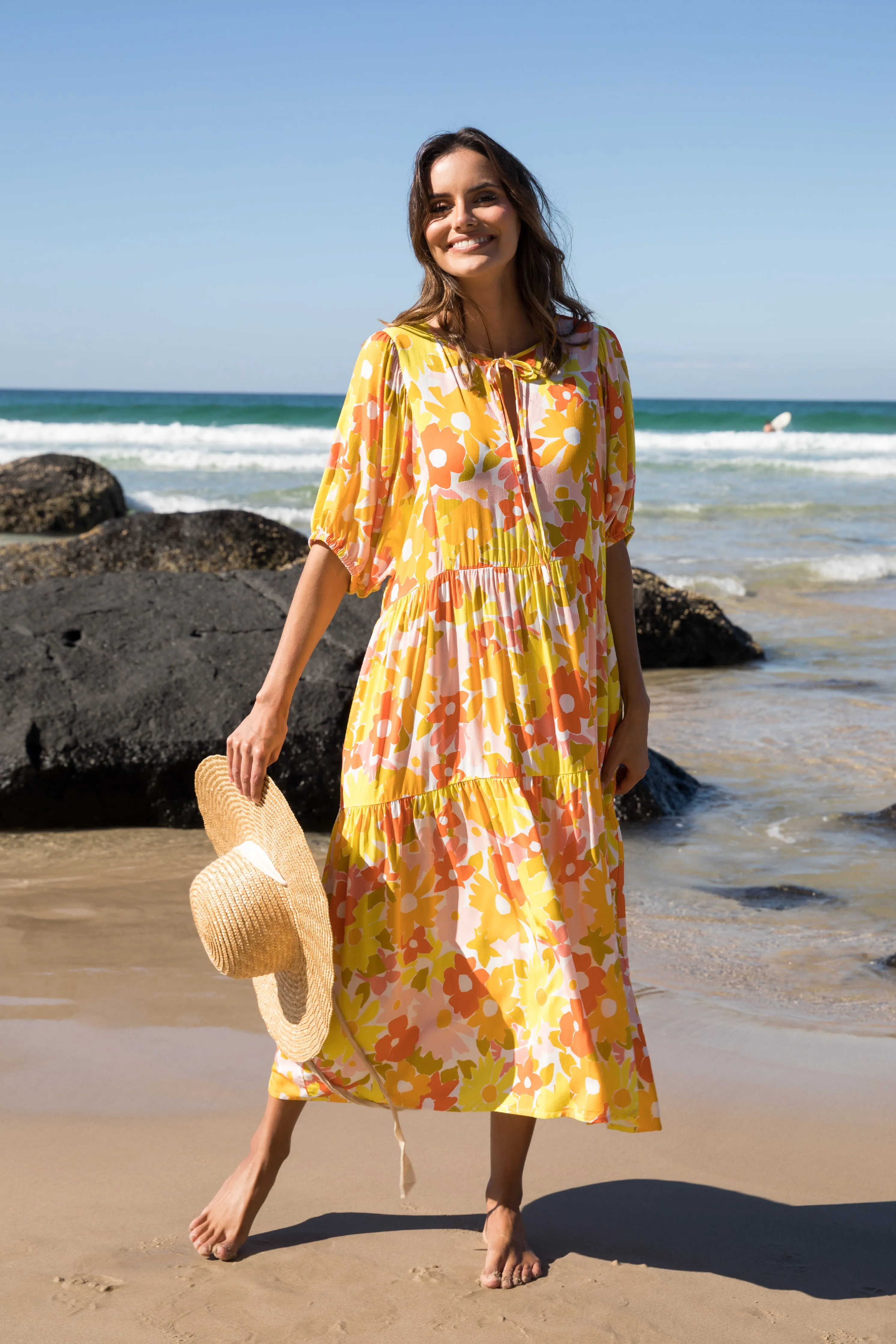 FINAL SALE Roamer Midi Dress in Meadow