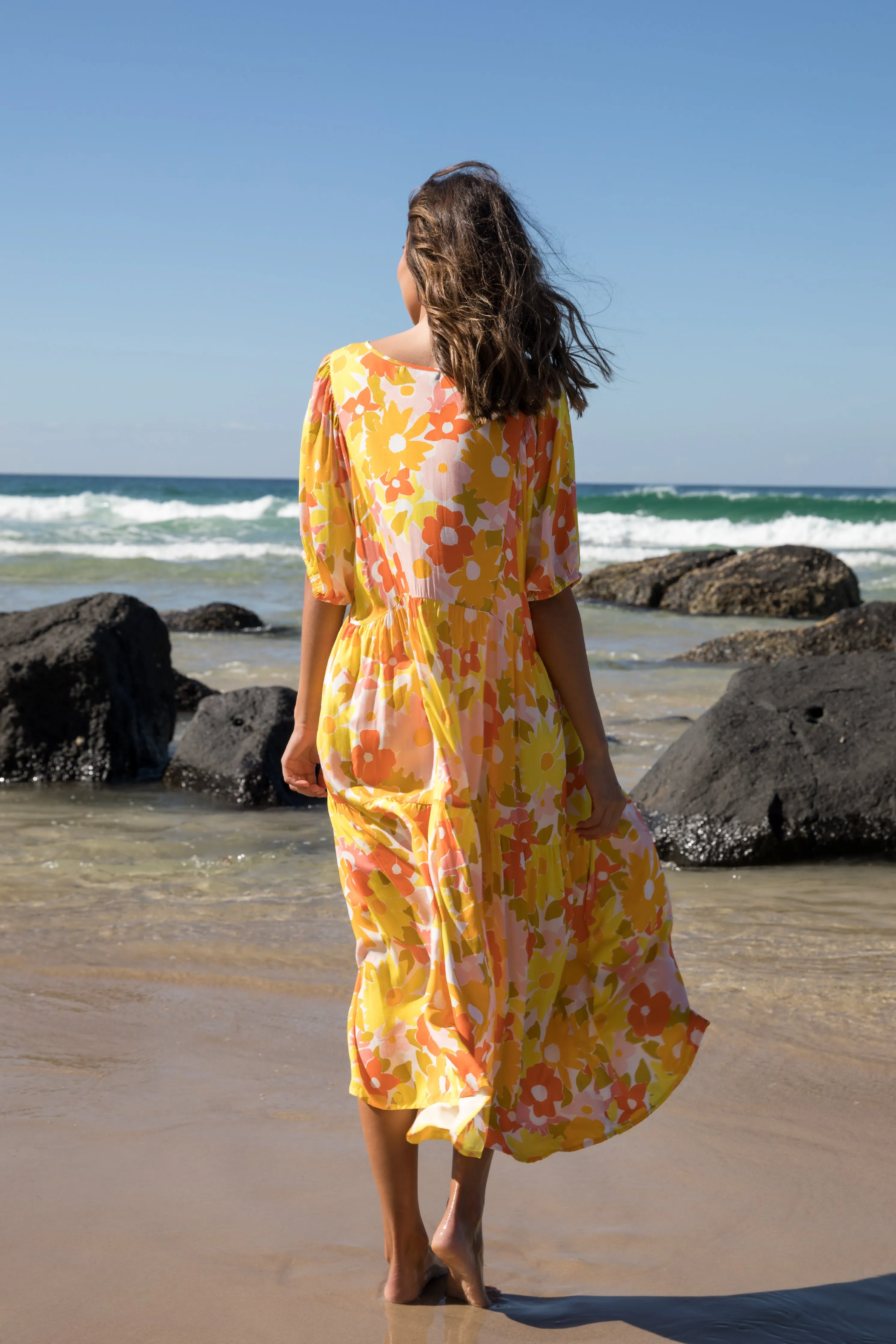 FINAL SALE Roamer Midi Dress in Meadow