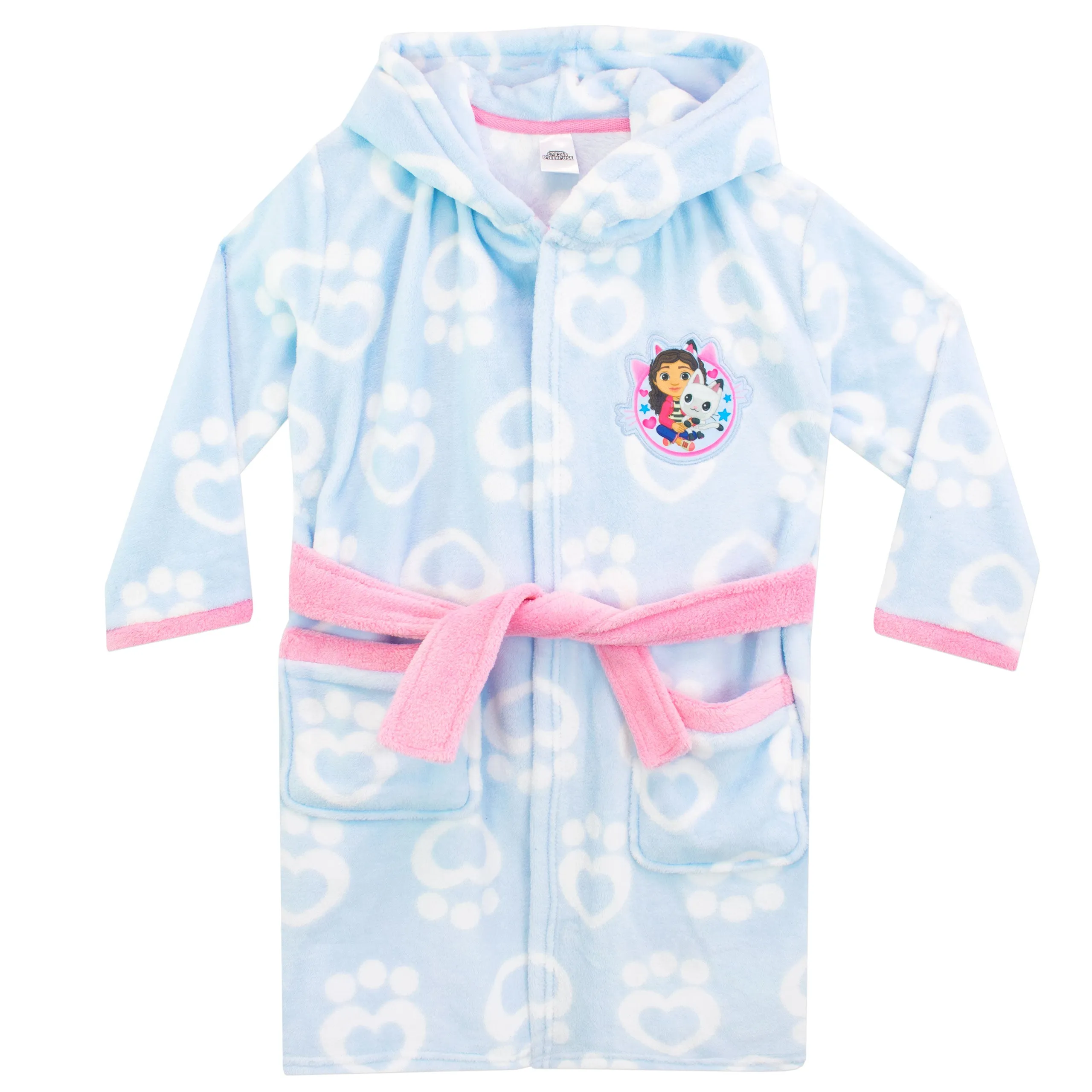 Gabby's Dollhouse Fleece Bathrobe