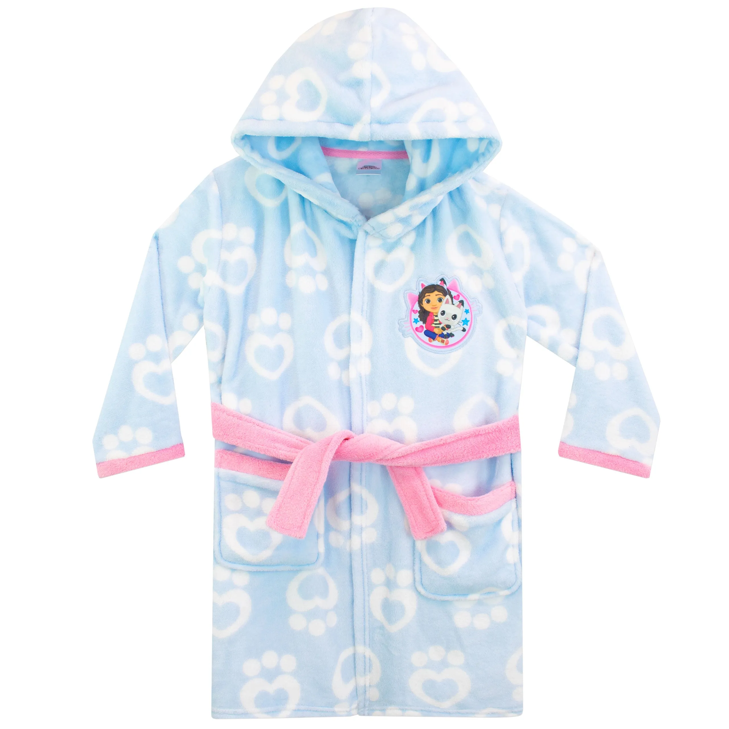 Gabby's Dollhouse Fleece Bathrobe