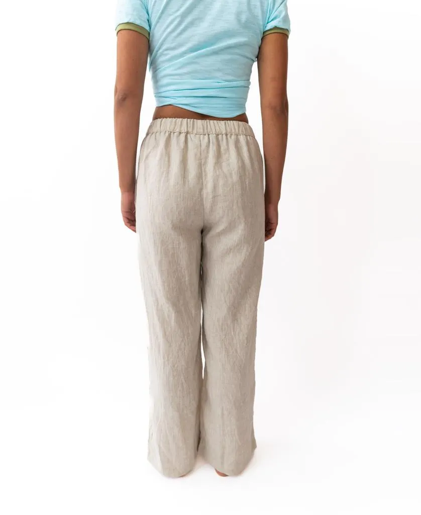 Gigi Linen Pant | Natural