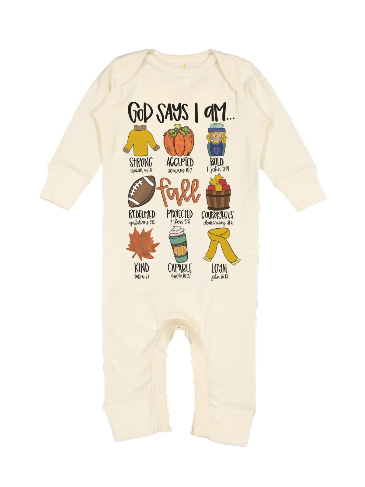 God Says I Am Baby Bodysuit   Infant Romper