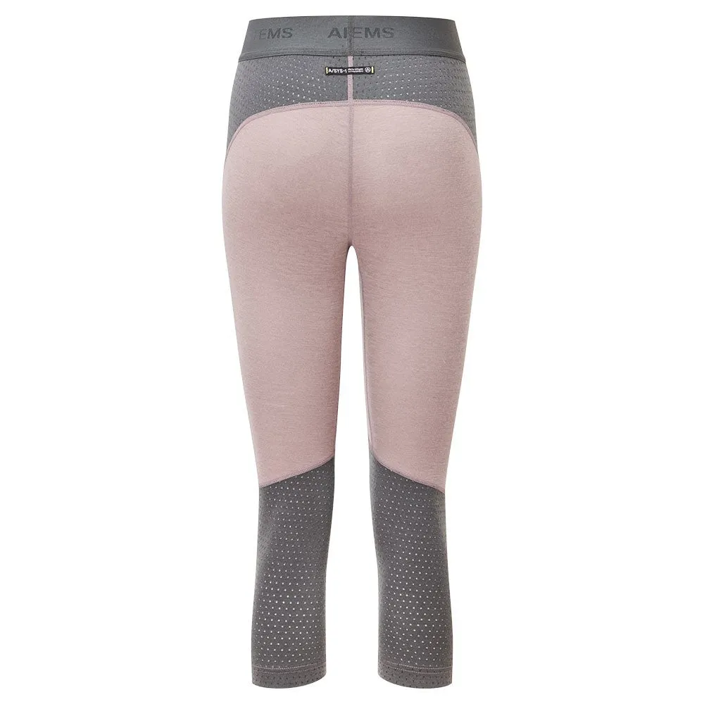 Goldhill 125 Zoned 3/4 Leggings - Twilight Mauve/Ash