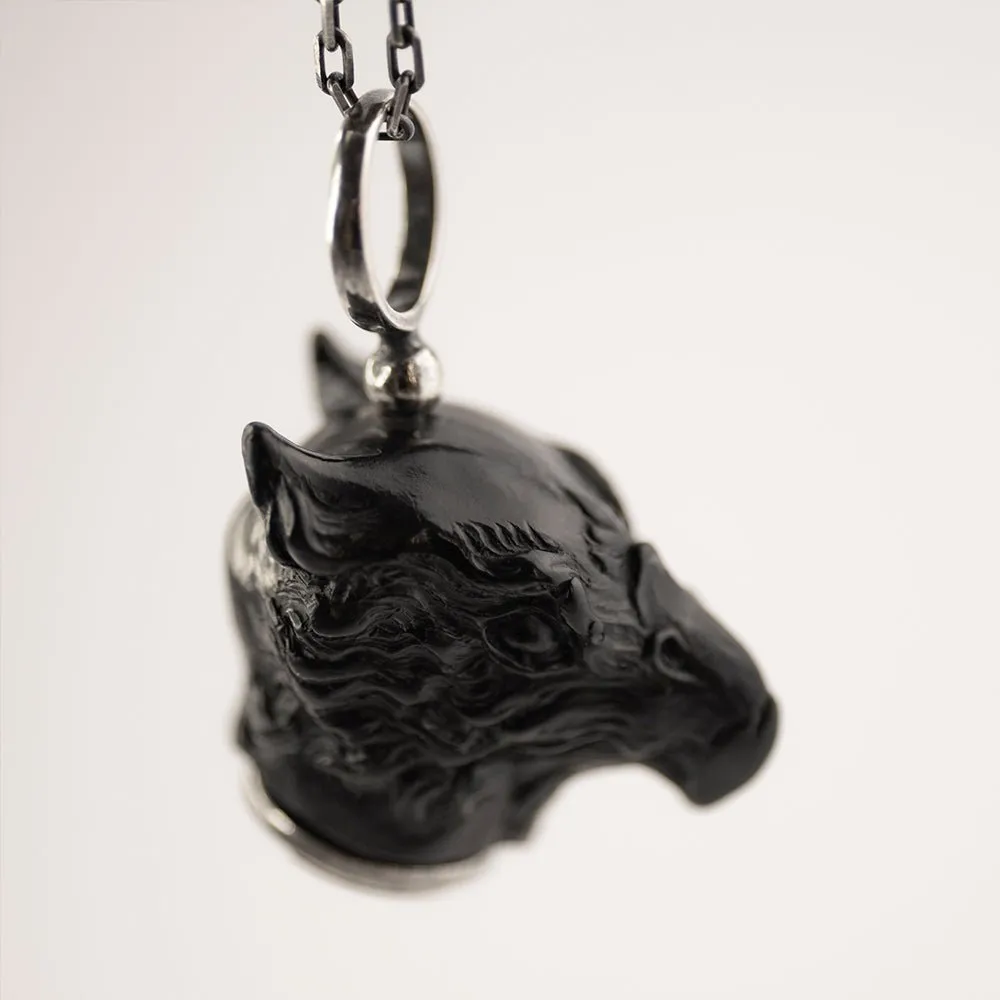 Griffin pendant black - final sale