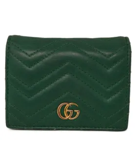 Gucci Green Quilted Leather Wallet