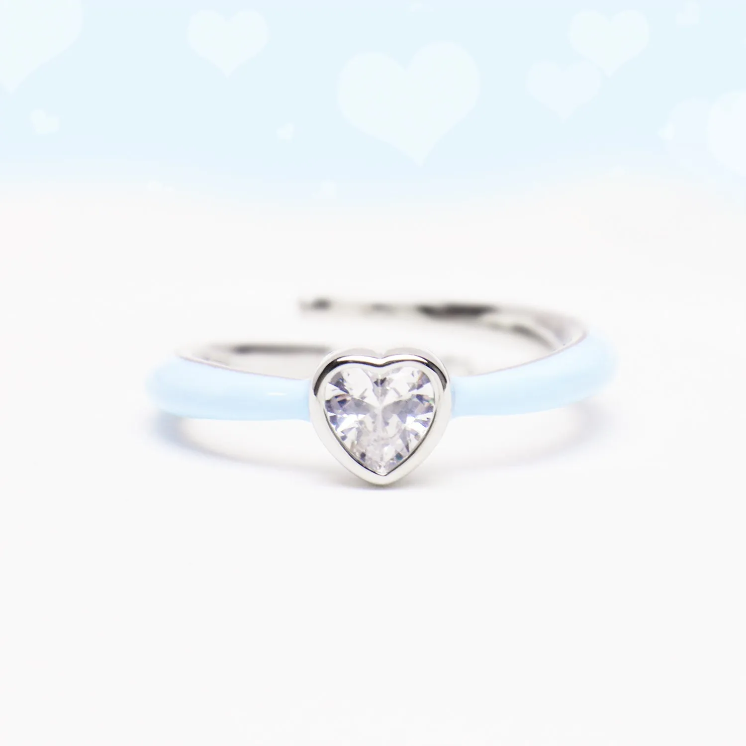 Heart Blue Ring