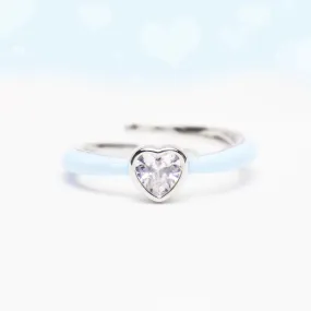 Heart Blue Ring