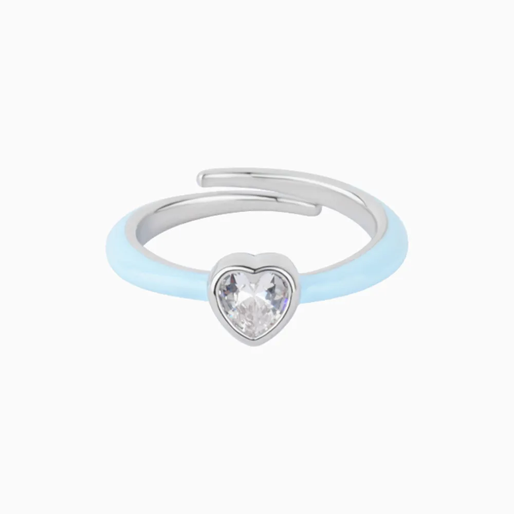 Heart Blue Ring