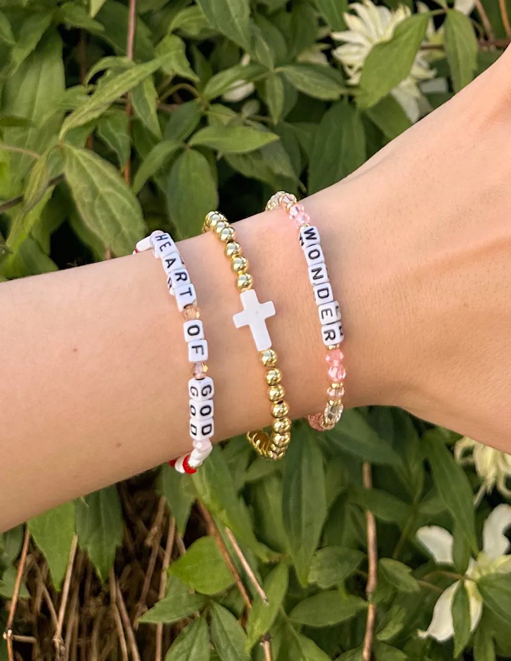 Heart of God Letter Bracelet