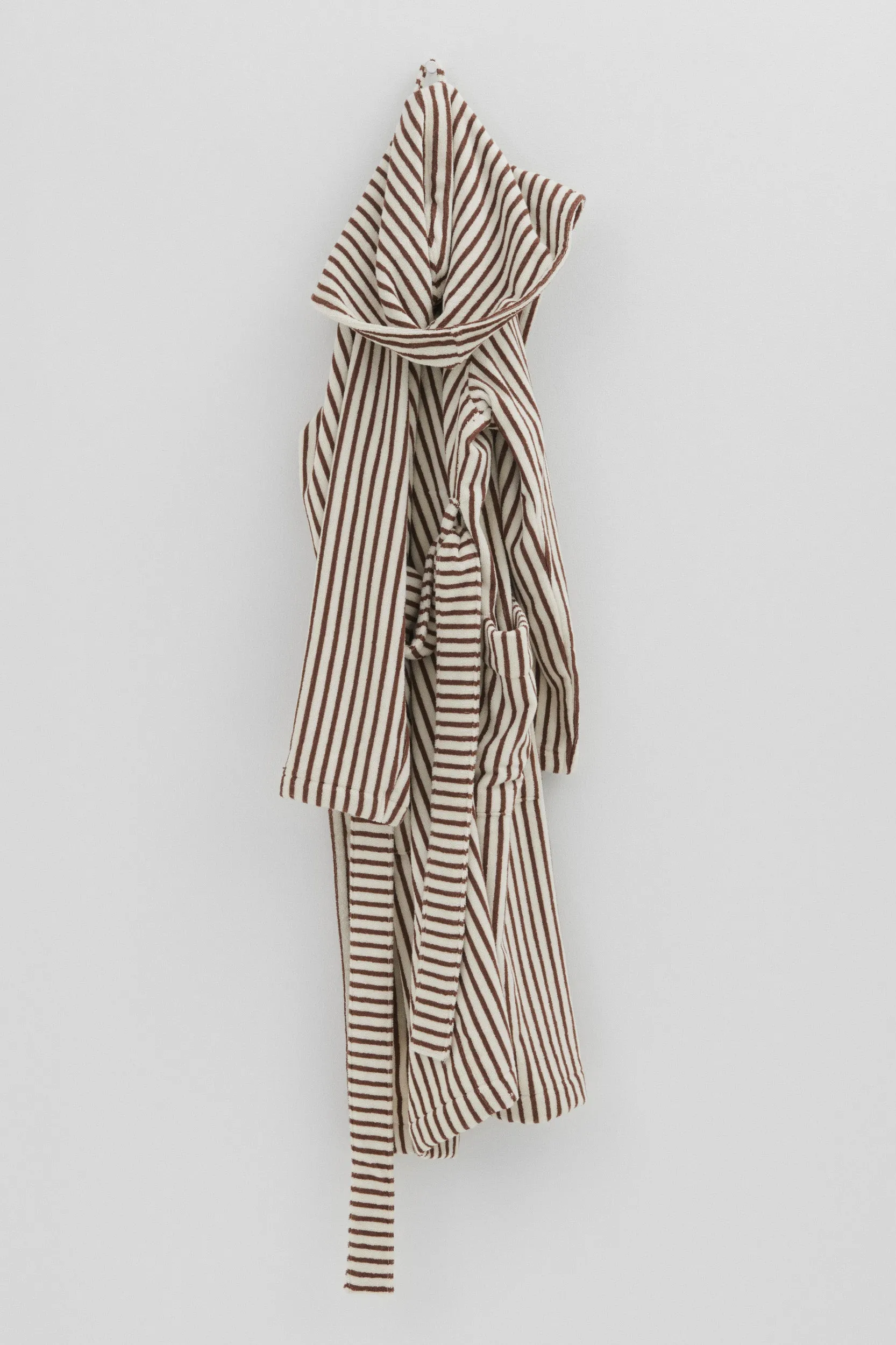 Hooded Bathrobe Kodiak Stripe