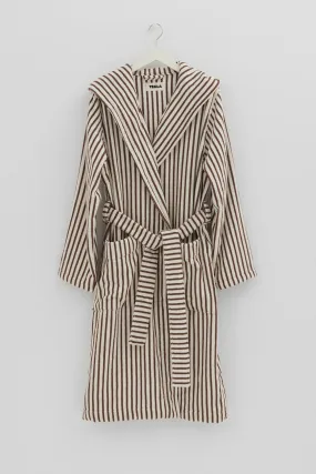 Hooded Bathrobe Kodiak Stripe