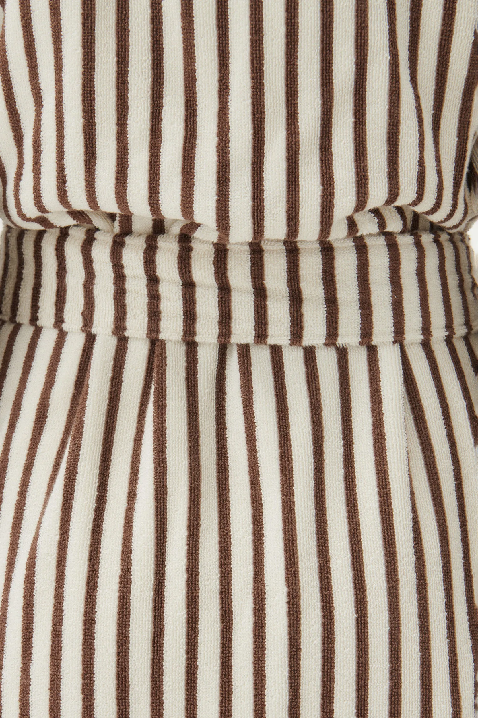 Hooded Bathrobe Kodiak Stripe