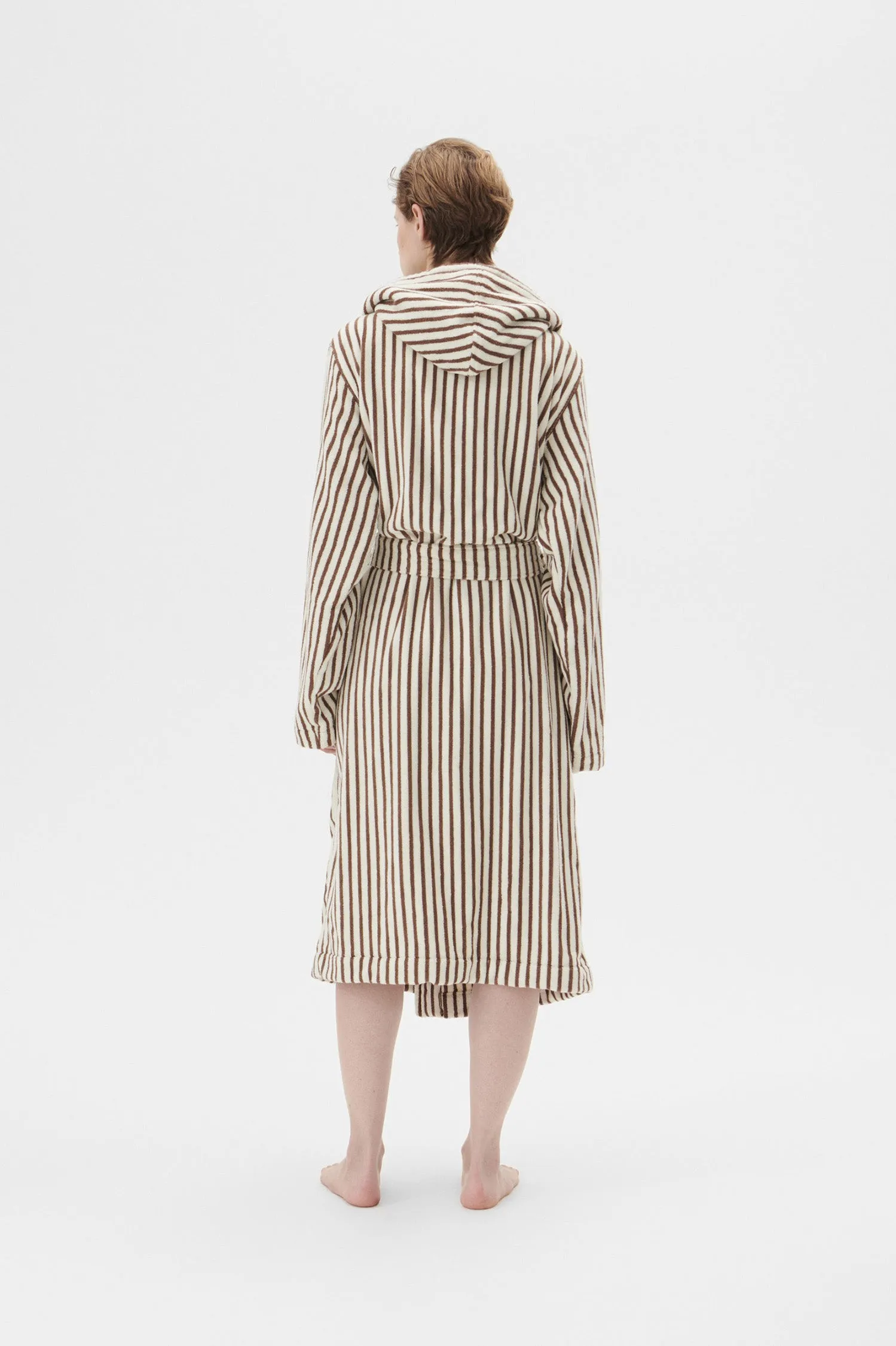 Hooded Bathrobe Kodiak Stripe