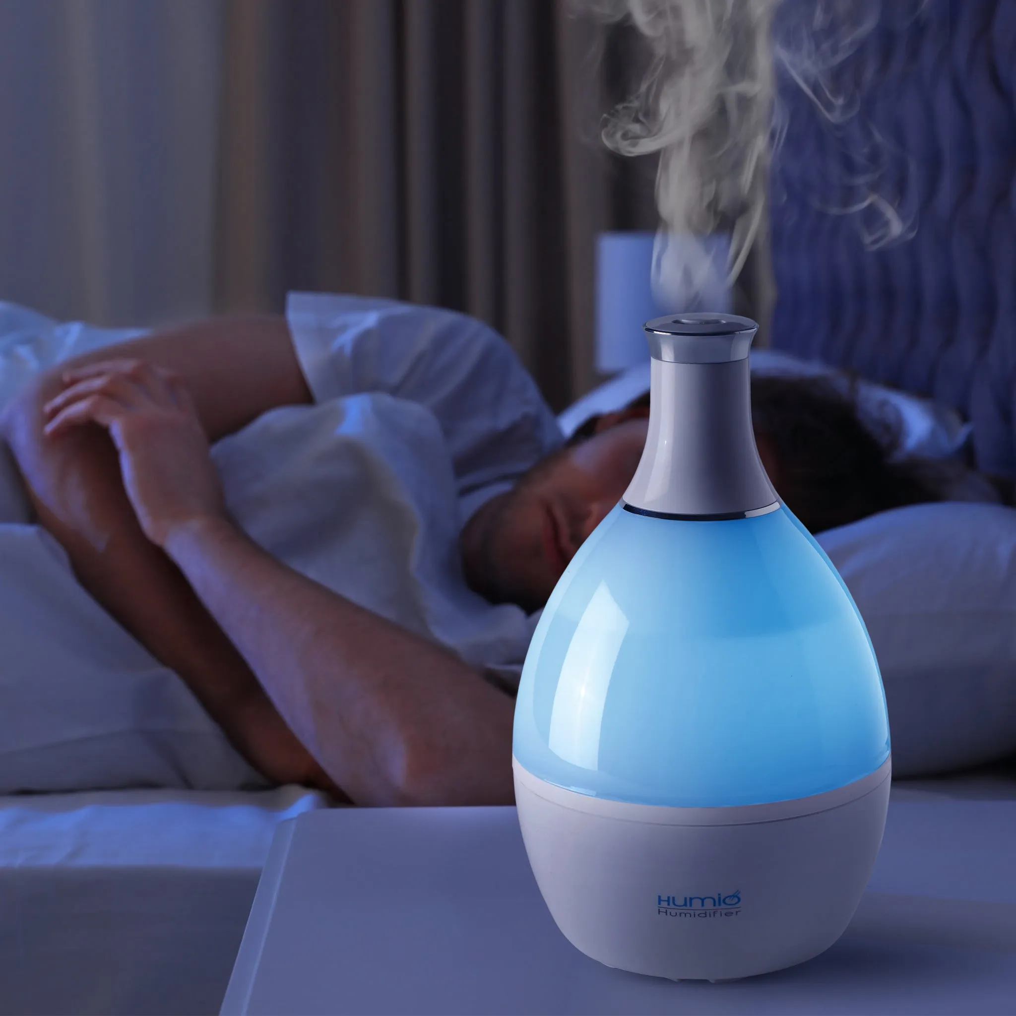 Humio Refurbished Humidifier & Night Lamp with Aroma Oil Compartment