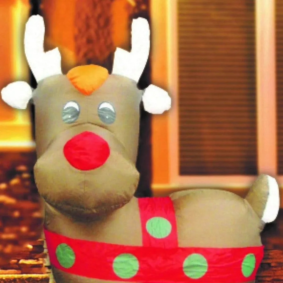 Inflatable Rudolph Dark Brown (120cm)