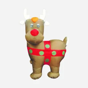 Inflatable Rudolph Dark Brown (120cm)