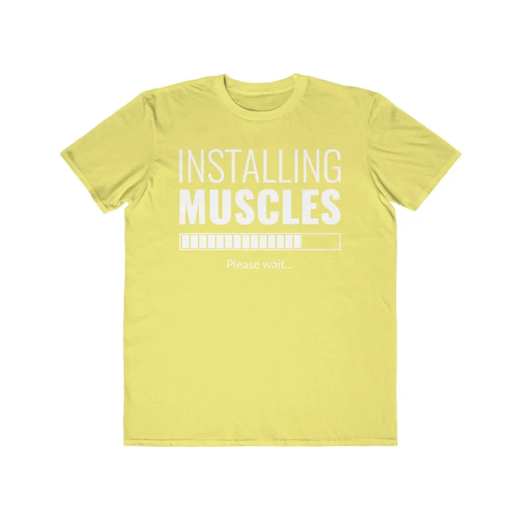 Installing Muscles, Men's Lightweight Fashion Tee