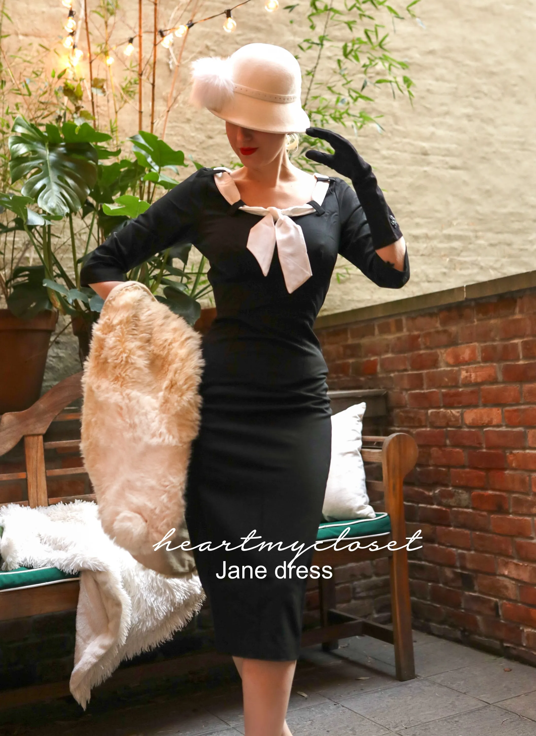 JANE - retro vintage dress pencil