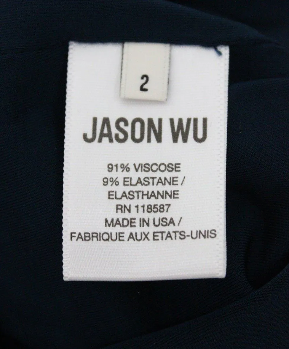 Jason Wu Teal Viscose Dress sz 2