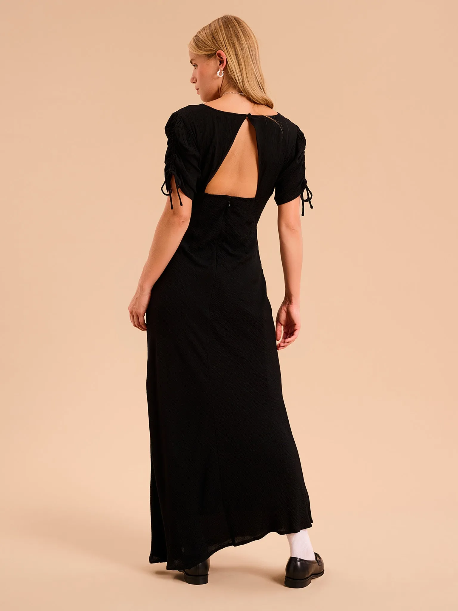 Jemima Midi Dress in Black