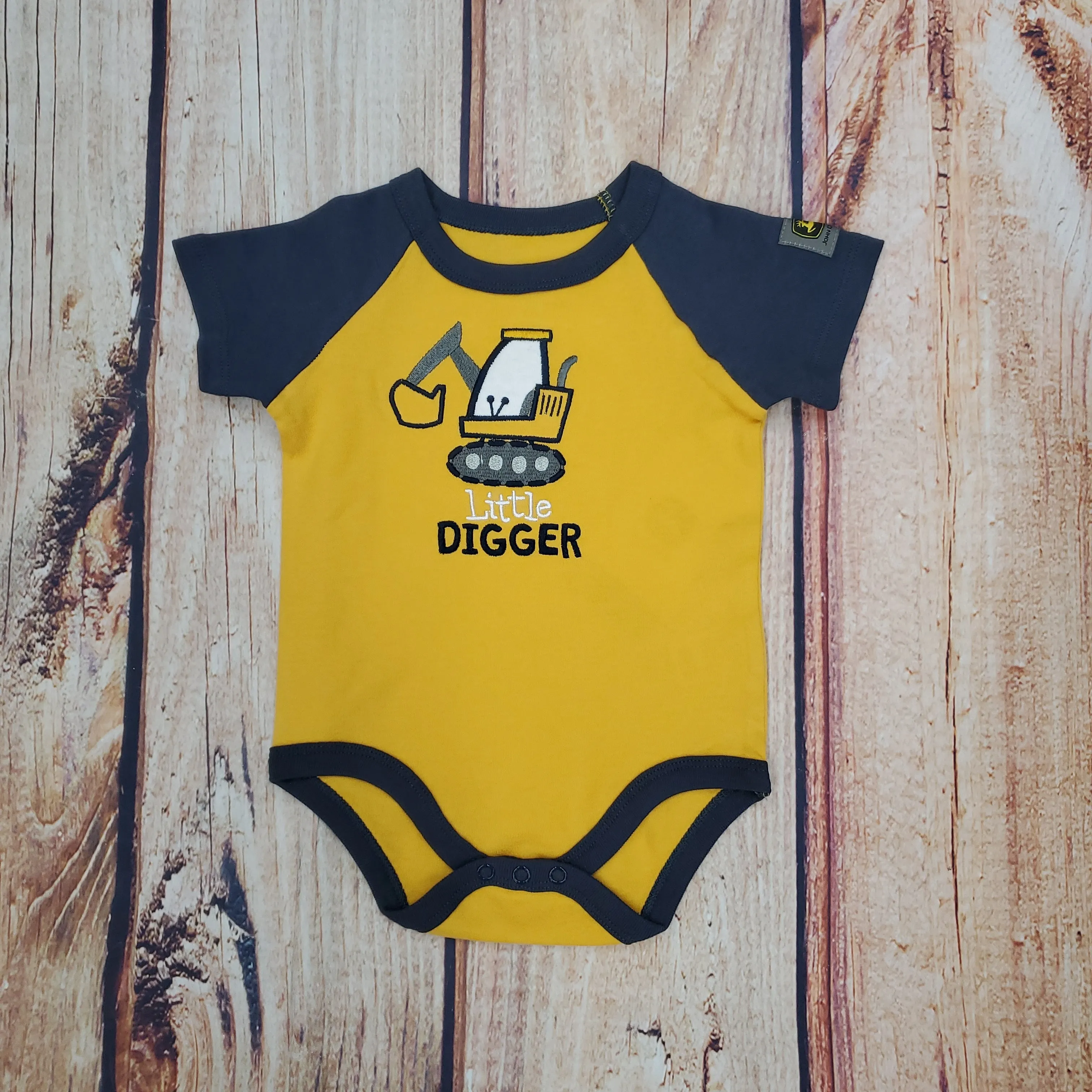 JOHN DEERE LITTLE DIGGER ONESIE