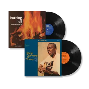 John Lee Hooker – Burning Hell   Skip James – Today! (Bluesville Series) LP Bundle