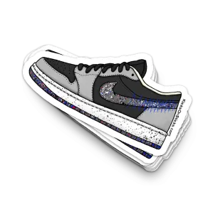 Jordan 1 Low "Crater" Sneaker Sticker