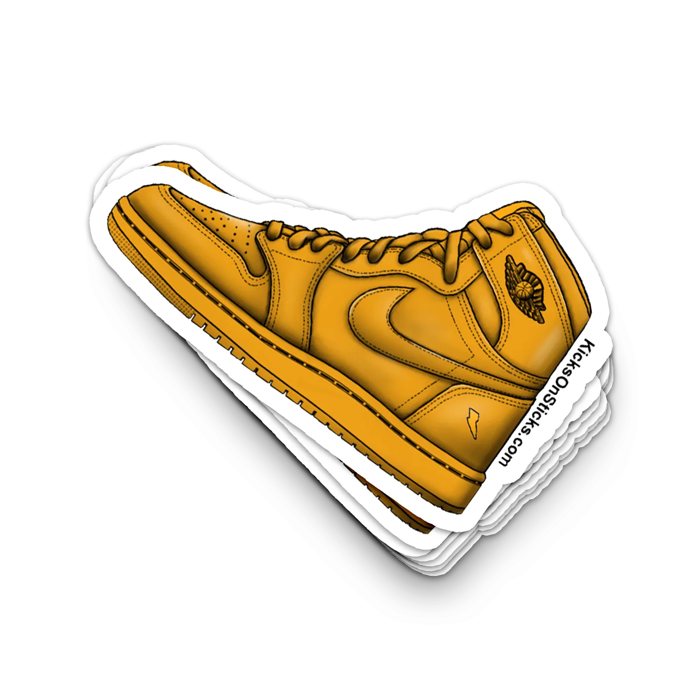 Jordan 1 "Gatorade" Orange Sneaker Sticker