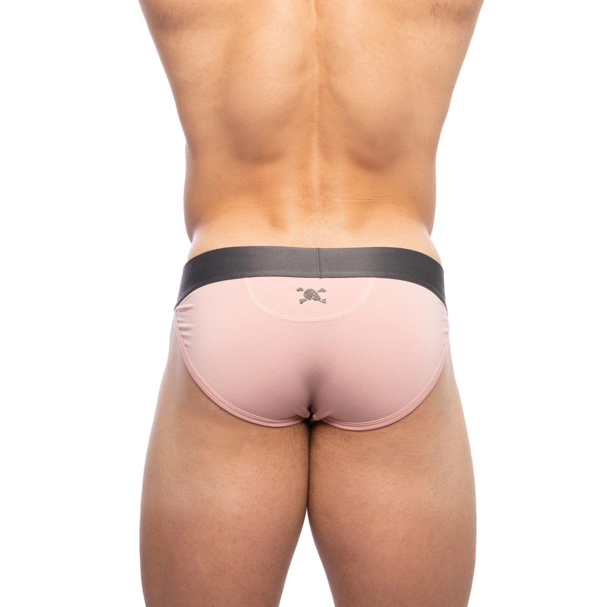 Just the Bones Sport Brief Pink