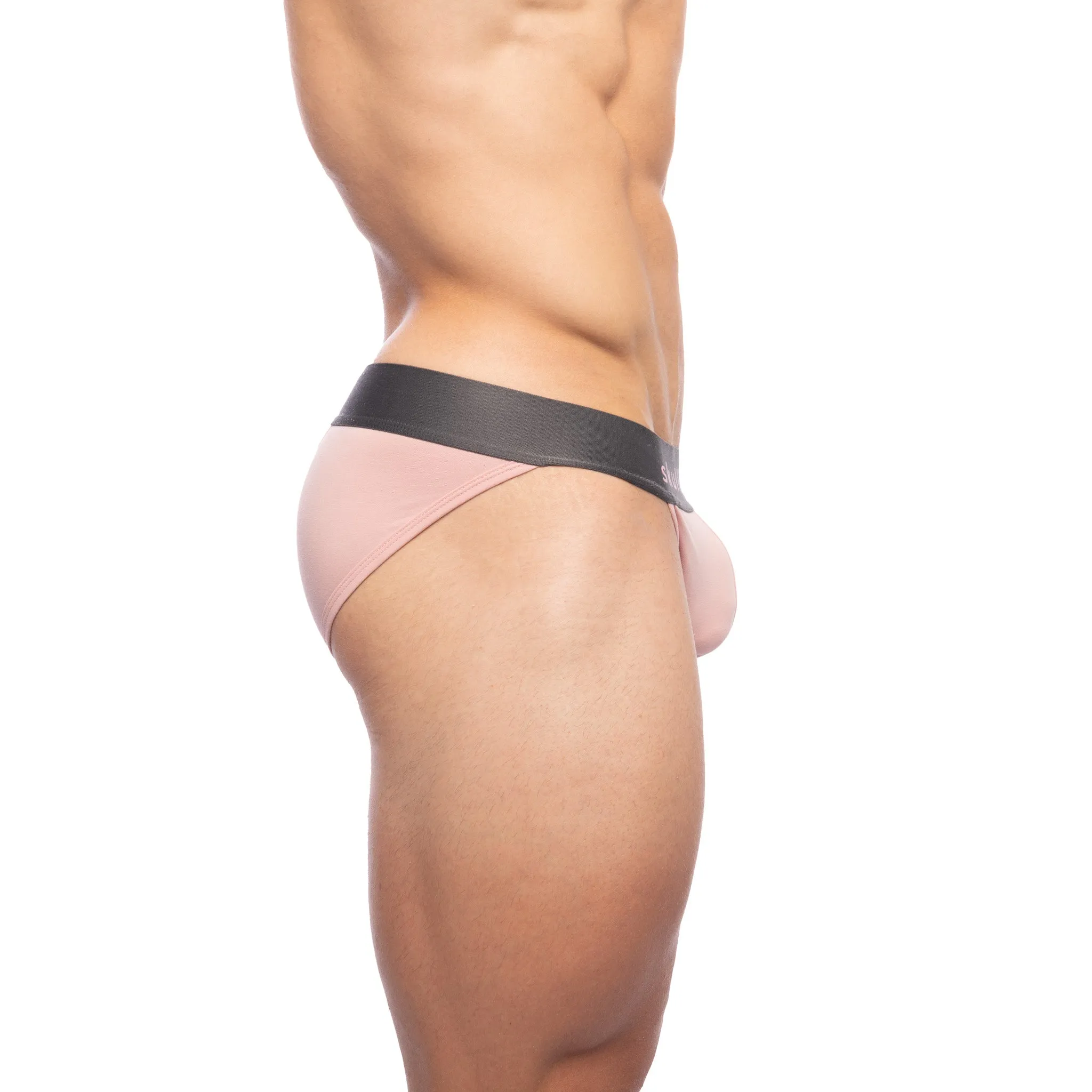 Just the Bones Sport Brief Pink