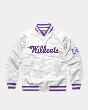 K-State Wildcats Script White Varsity Jacket