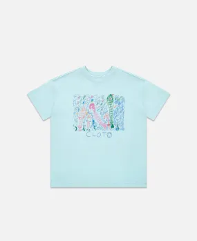 Kids Alaia's Mermaid T-Shirt (Light Blue)