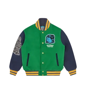 KIDS ASTRO VARSITY JACKET - GREEN