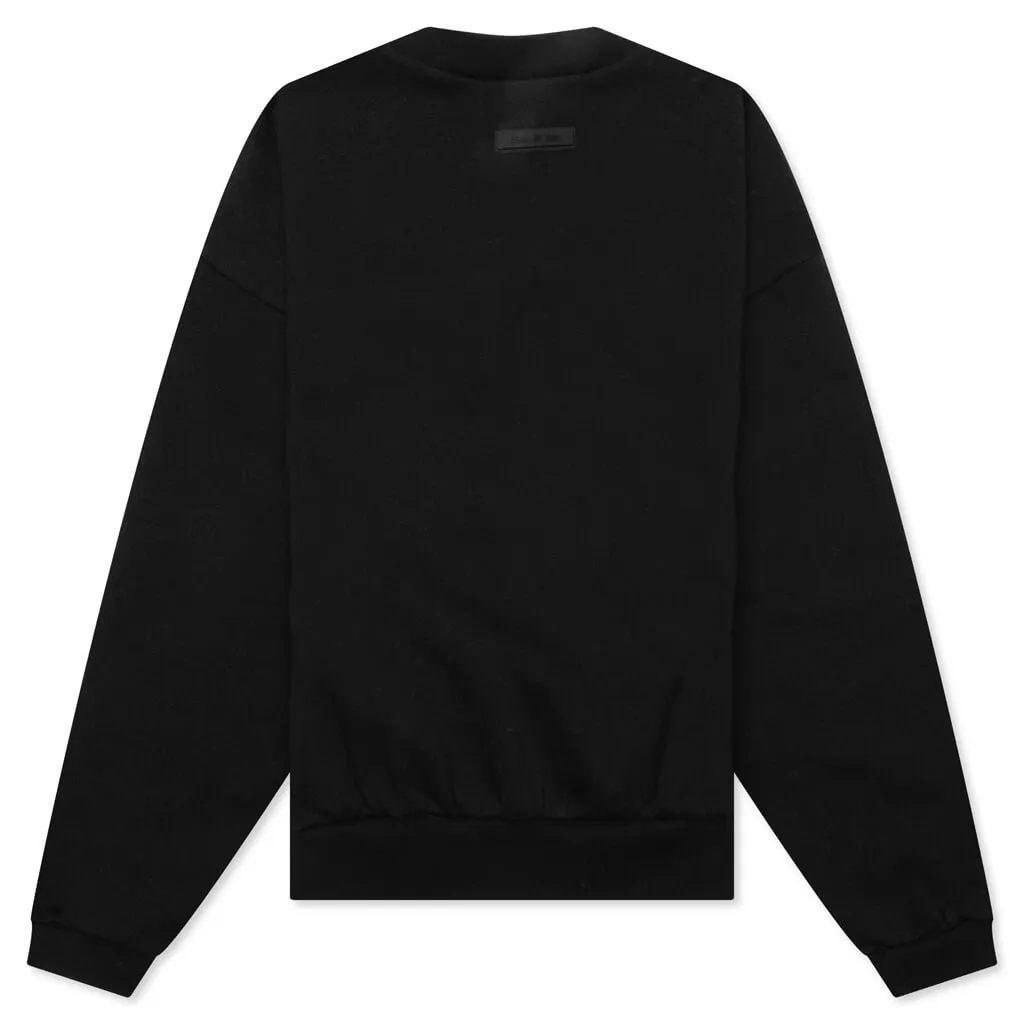 Kids Crewneck - Jet Black